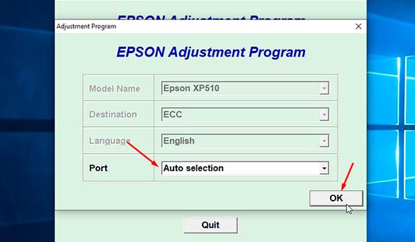 Download Resetter Epson XP-510