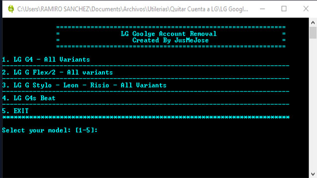 LG Google Verify Account Removal