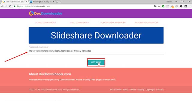 descargar archivos de slideshare