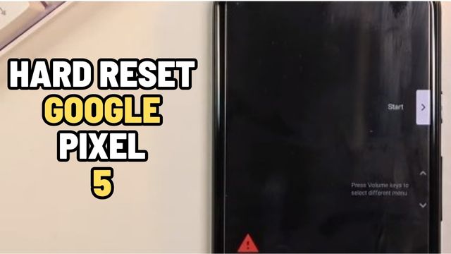 hard reset google pixel 5