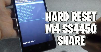 hard reset m4 ss4450