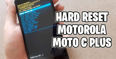 hard reset moto c plus