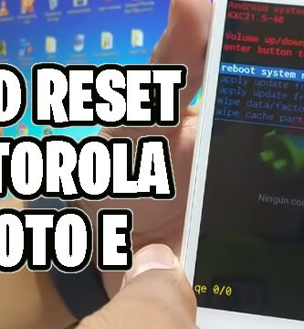 hard reset moto e