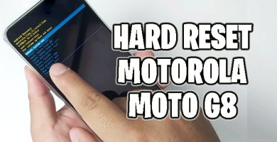 hard reset moto g8