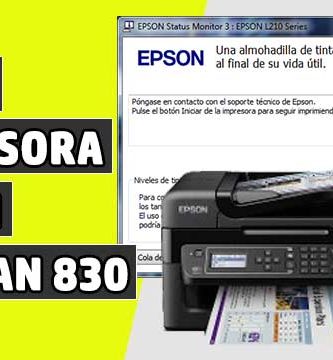 reset epson artisan 830