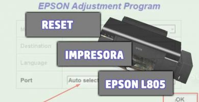 reset epson l805